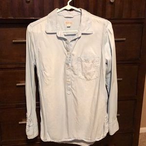 Target Light Denim Tunic Top
